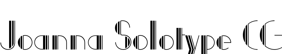 Joanna Solotype CG Font Download Free